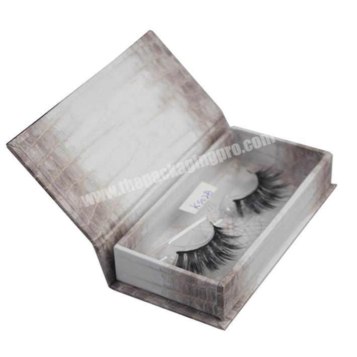 Custom Logo Boxes Color Printing  Lash Packaging Paper Magnetic Gift Boxes With plastic Inner Tray