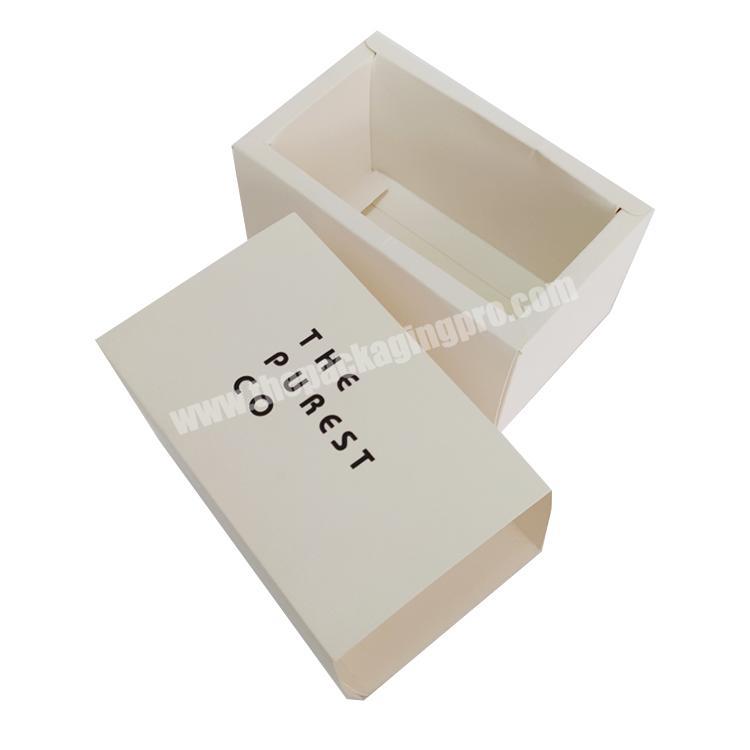 Custom Logo Corrugated Board Tandem Jewelry Custom Logo Drawer Box With Handle