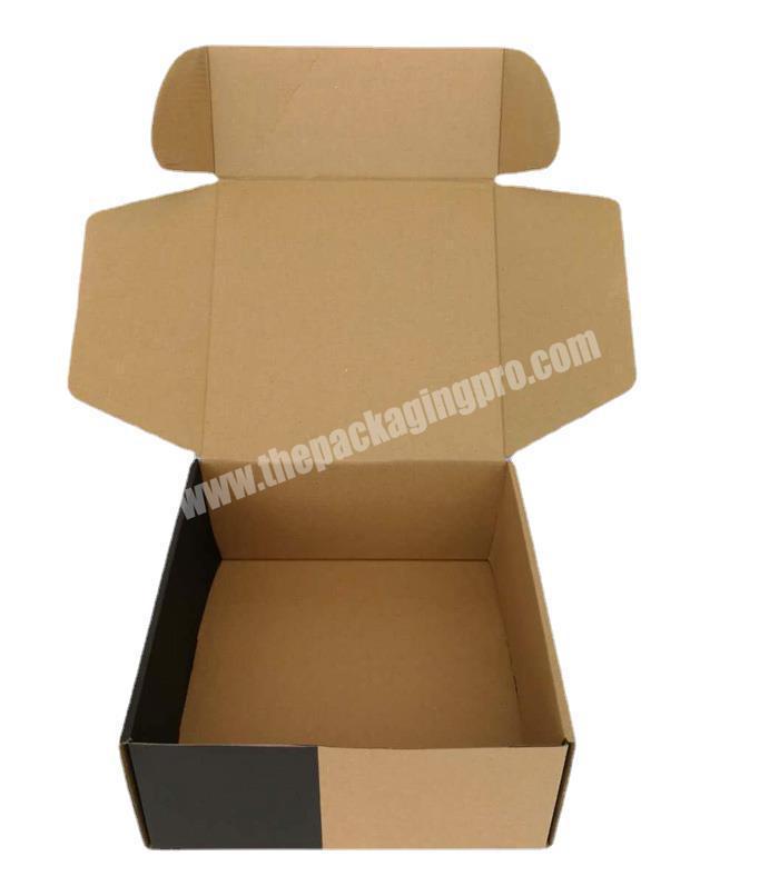 Custom Logo Corrugated Mailers Cardboard Boxes Underwear Corrugated Paper Board Box Cartons