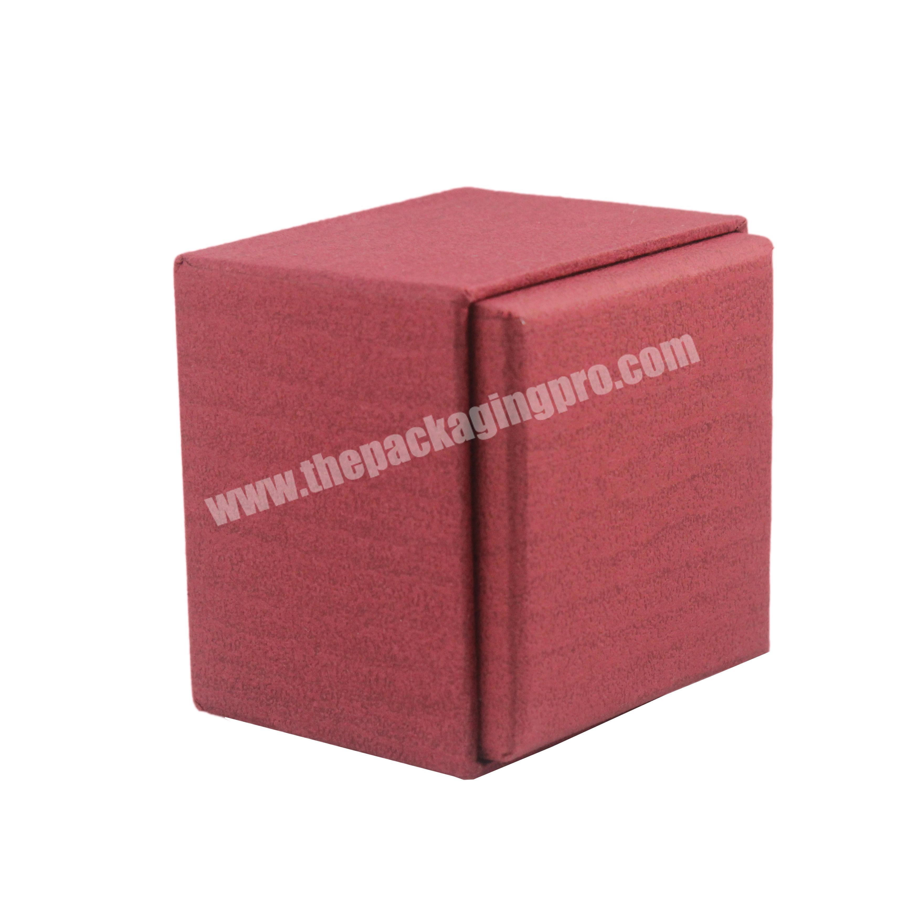 Custom Logo Exquisite Square Lift Off Separate Lid Gift Box For Proposal Ring Box