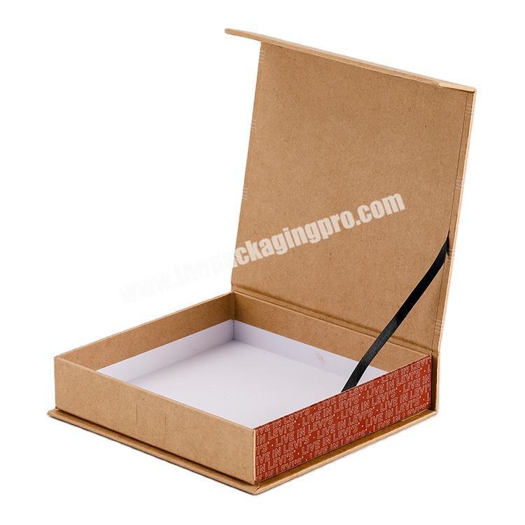 Custom Logo Flip Foldable Rigid Cardboard Packaging Large Luxury Folding Book Shaped Magnetic Closure Lid Paper Gift Box