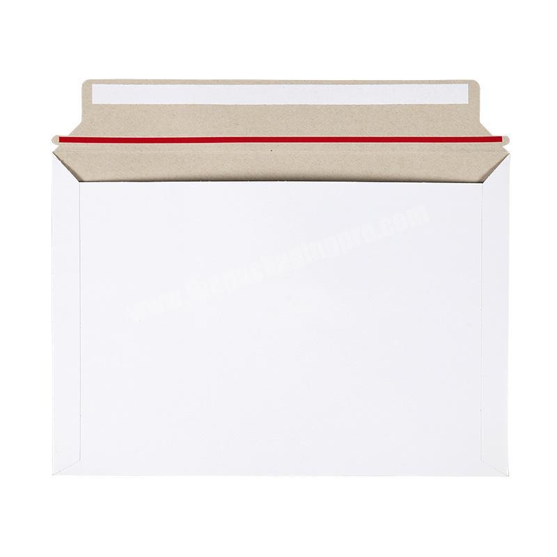 Custom Logo High Quality Printed Packing Envelope Folder Information Bag A4 large Envelope Kraft Black file bag