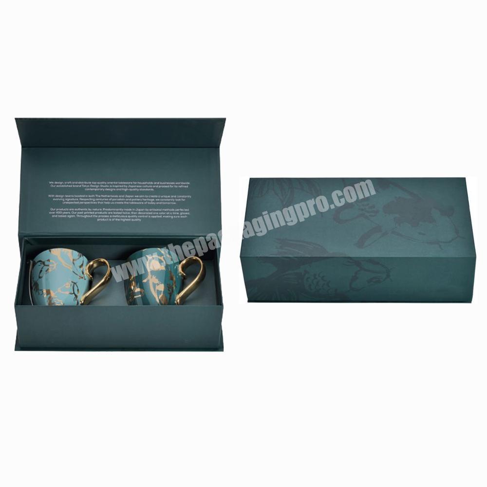 Custom Logo Luxury Coffee Tea Mug Gift Packaging Box