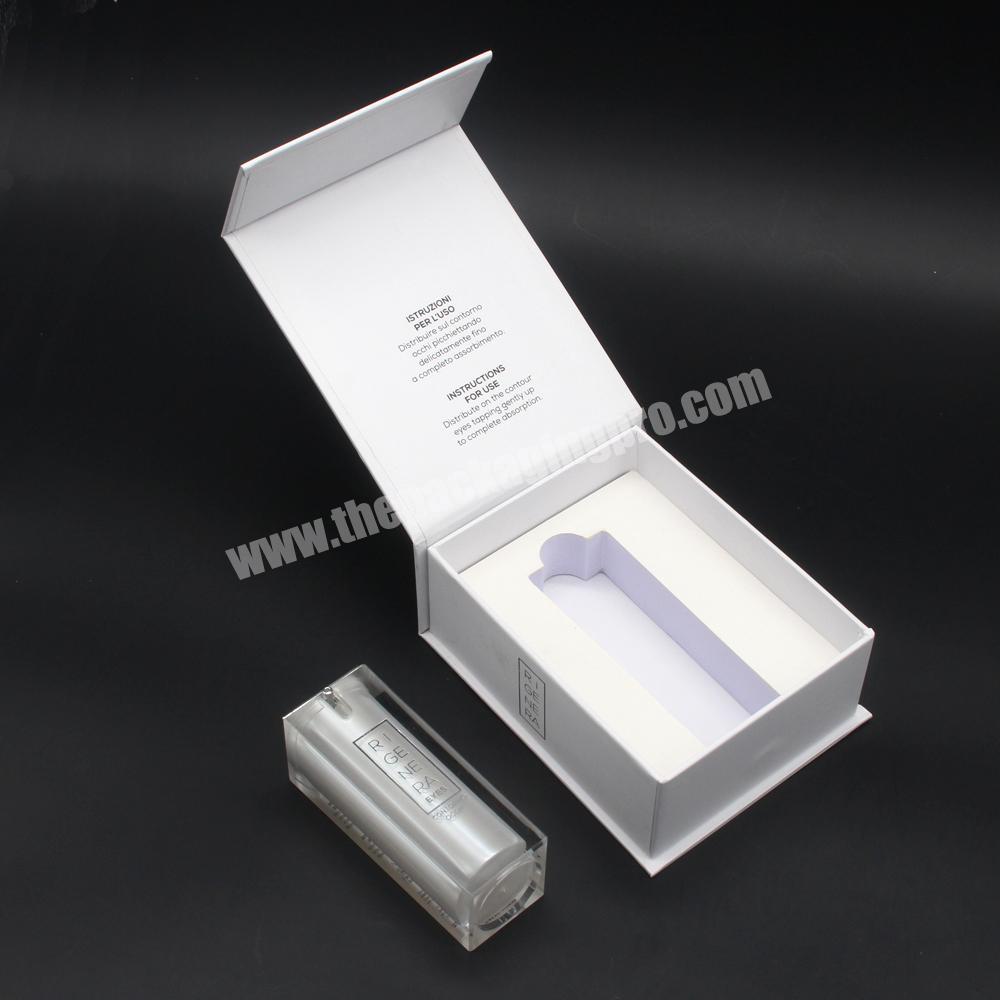 Custom Logo Luxury Private Label White Empty Cosmetic Hand Face Eye Cream Packaging Box