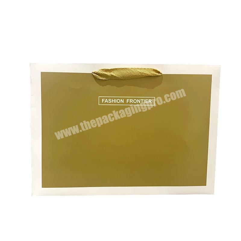 Custom Logo Luxury paper bag logo jewelry paper bag shopping paper bag with handles