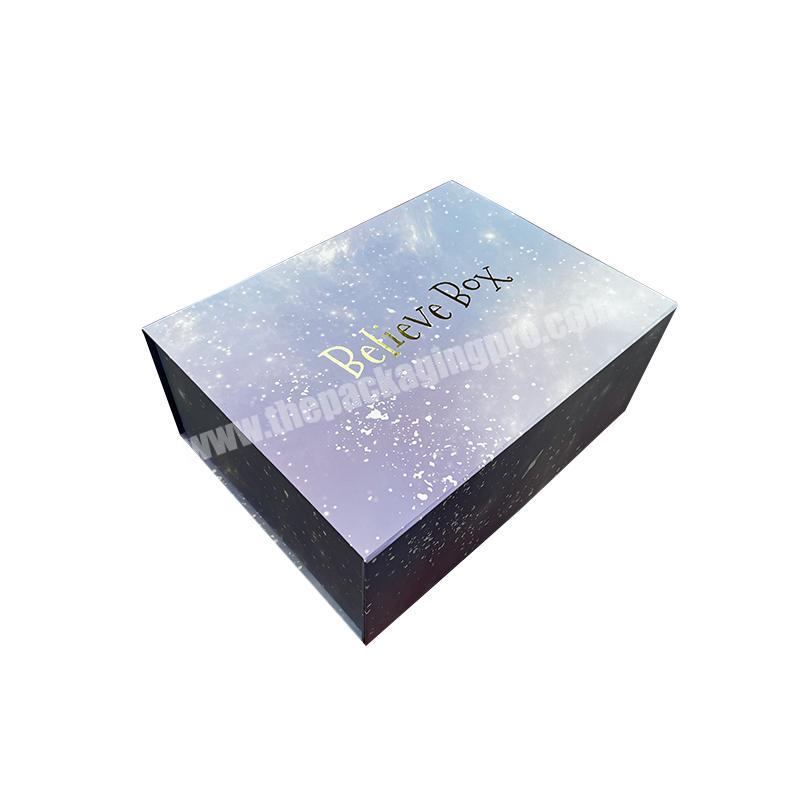 Custom Logo Packaging Closure Gift Boxes Luxury Packing Cardboard Magnetic Gift Box Garment Apparel Clothing Packaging