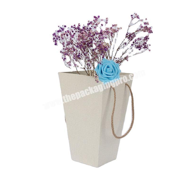 Custom Logo Packing Box For Flowers Waterproof Flower Box