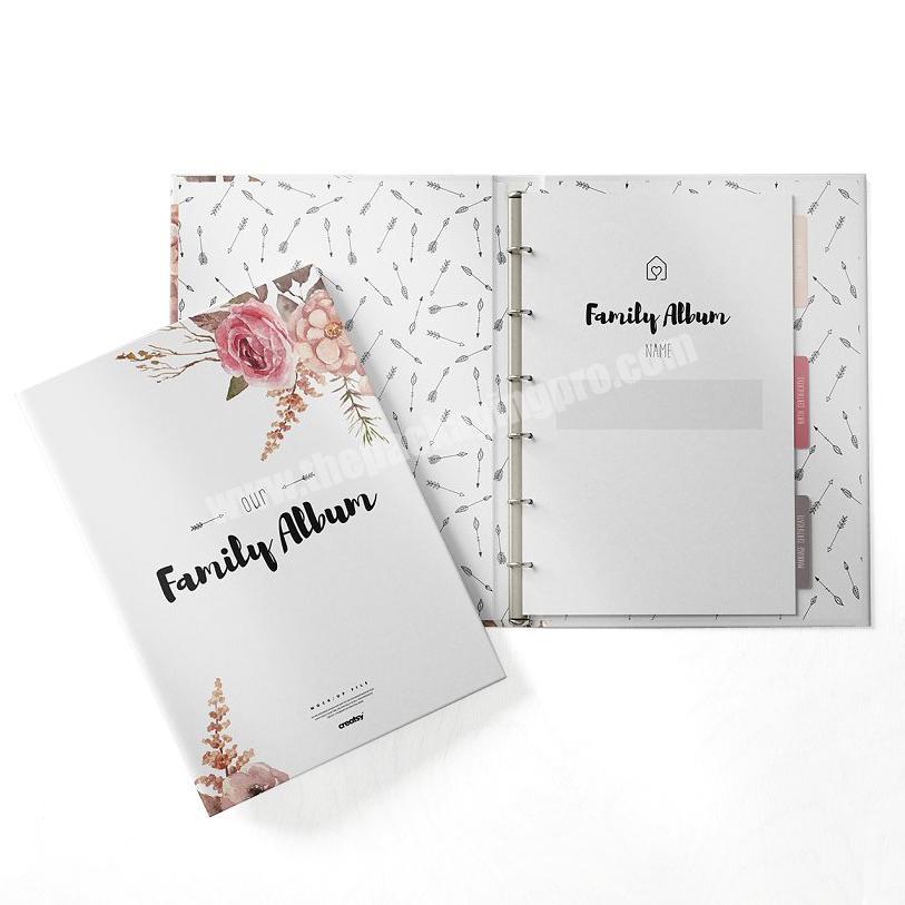 Custom Logo Personalised 6 Ring Binder Spiral Bound Weightloss Thickness Mindful Planner