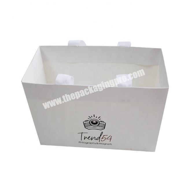 Custom Logo Printing Craft Shopping Packaging Shoes And Clothing Recycled Kraft Paper Bag