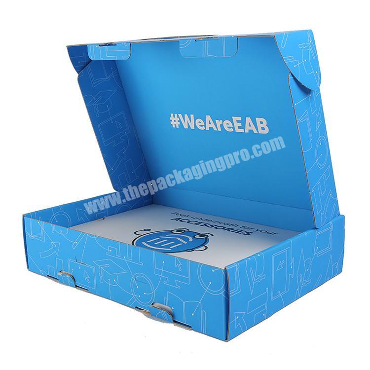 Custom Logo Printing Pink Corrugated Packaging Cardboard Boxes E-commerce Mailer Shipping Box