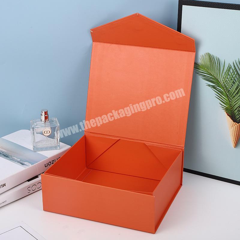 Custom Logo V-shaped cosmetic lipstick gift box flip packaging magnet folding box