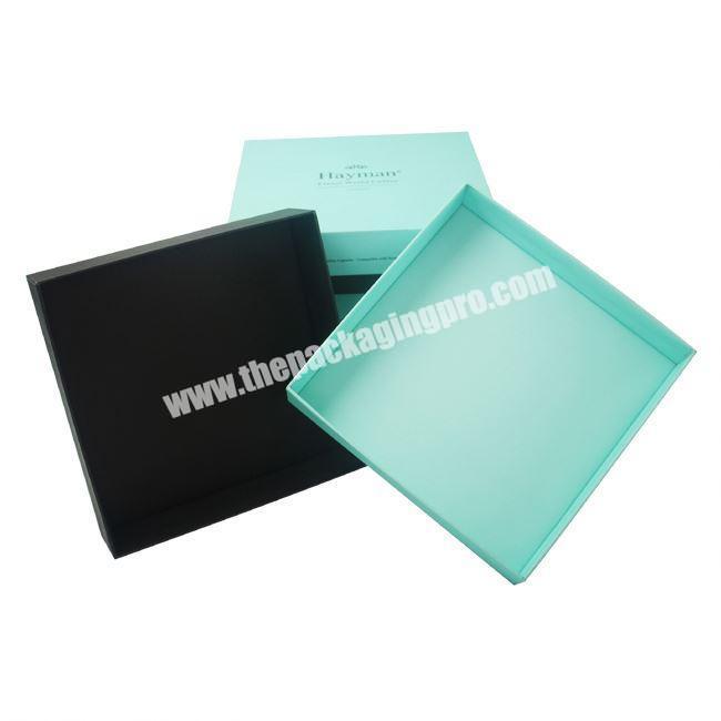 Custom Logo Wedding Gift Box Mint Green Base and Lid Paper Packaging Box Best Selling Luxury for Tea Packaging 18x16x8 Cm Accept