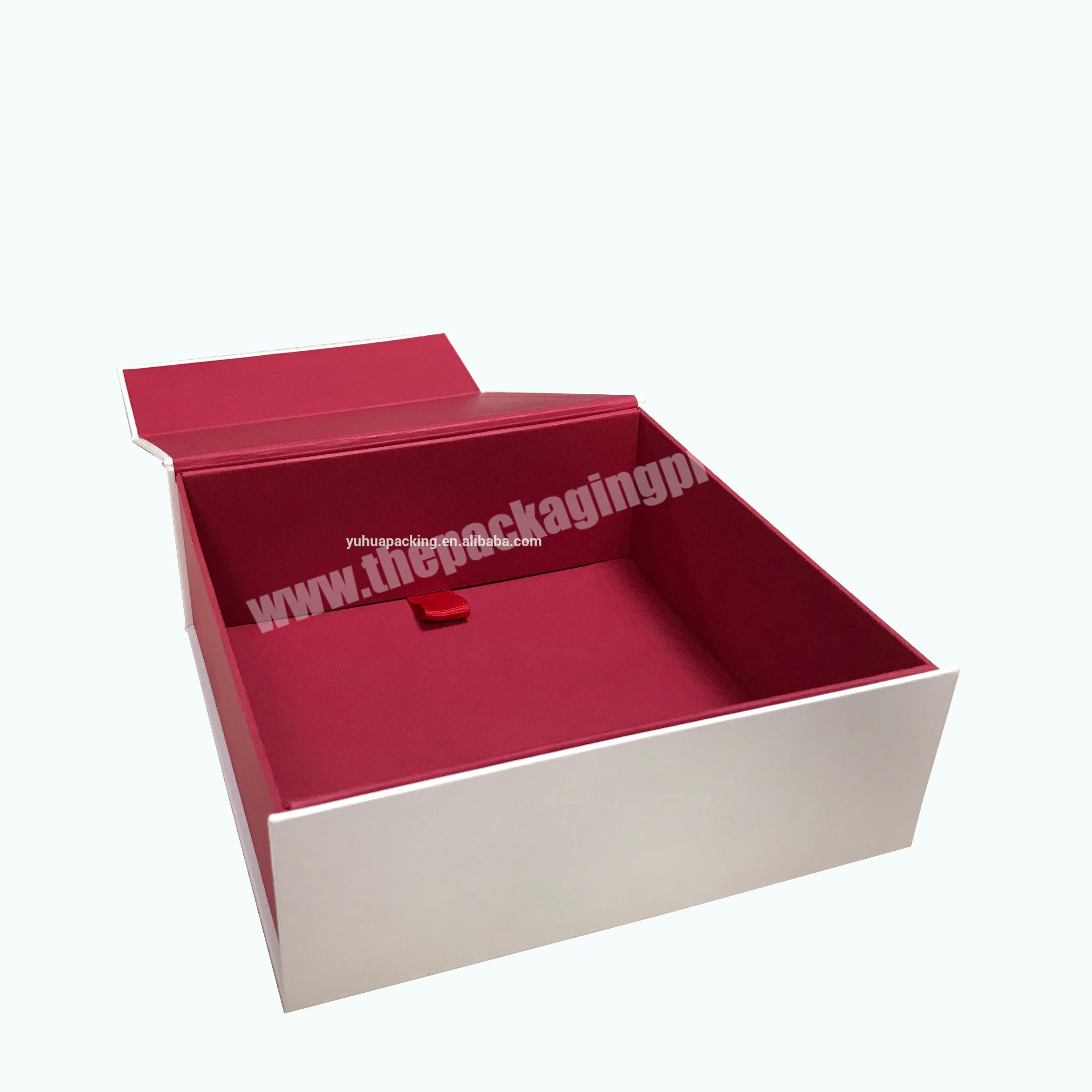 Custom Logo folding cardboard paper magnetic packaging gift box