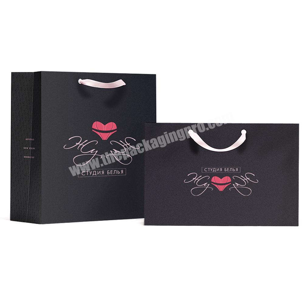 Custom Luxury Bolsos Lingerie Bag Lingerie Packaging Gift Bags For Lingerie With Logos