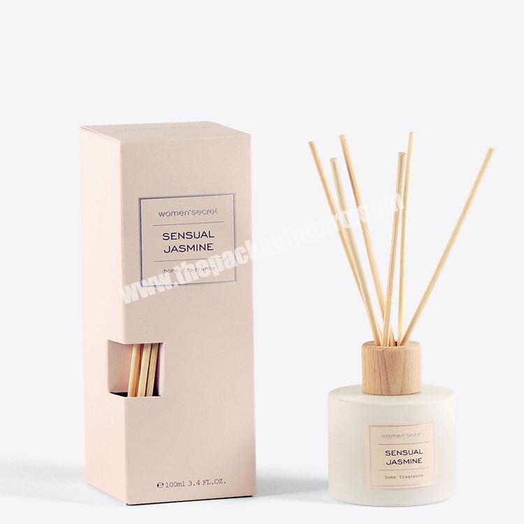 Custom Printed Empty Air Hepa Filter Car diffuser Packaging Reed Diffuser Bottle With Box