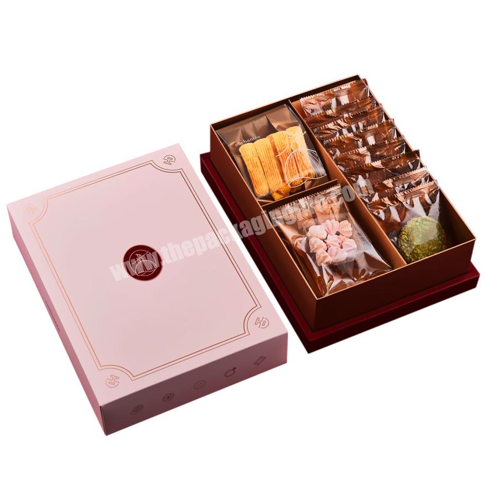 Custom Luxury Cardboard Paper Cookie Gift Box cajas carton para galletas