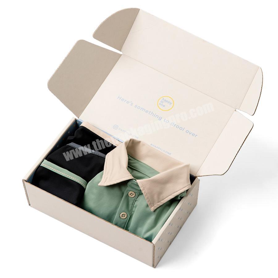 Custom Luxury Custom Printed Clothing T Shirt Packaging Box clothing box packaging
