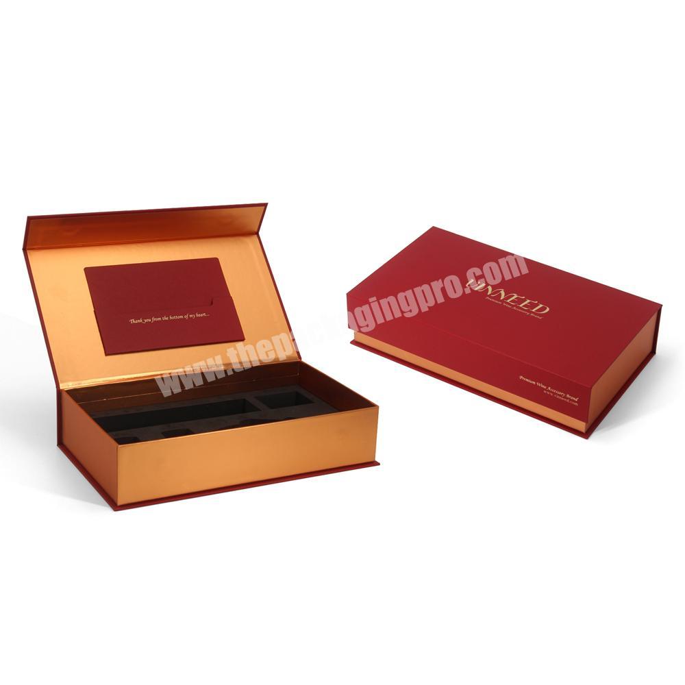 Custom Luxury Paper Black Gift Packaging Magnetbox Empaque Fli Rose Gold Magnet Magnetic Box With Logo