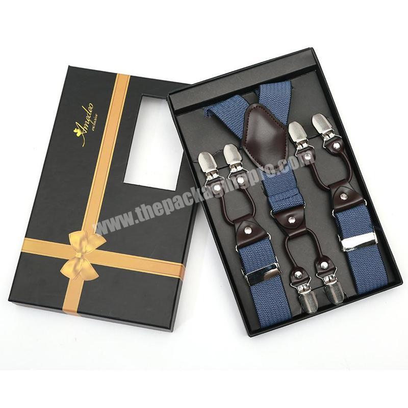 Custom Luxury Paper Suspender Box Suspenders Packaging Box