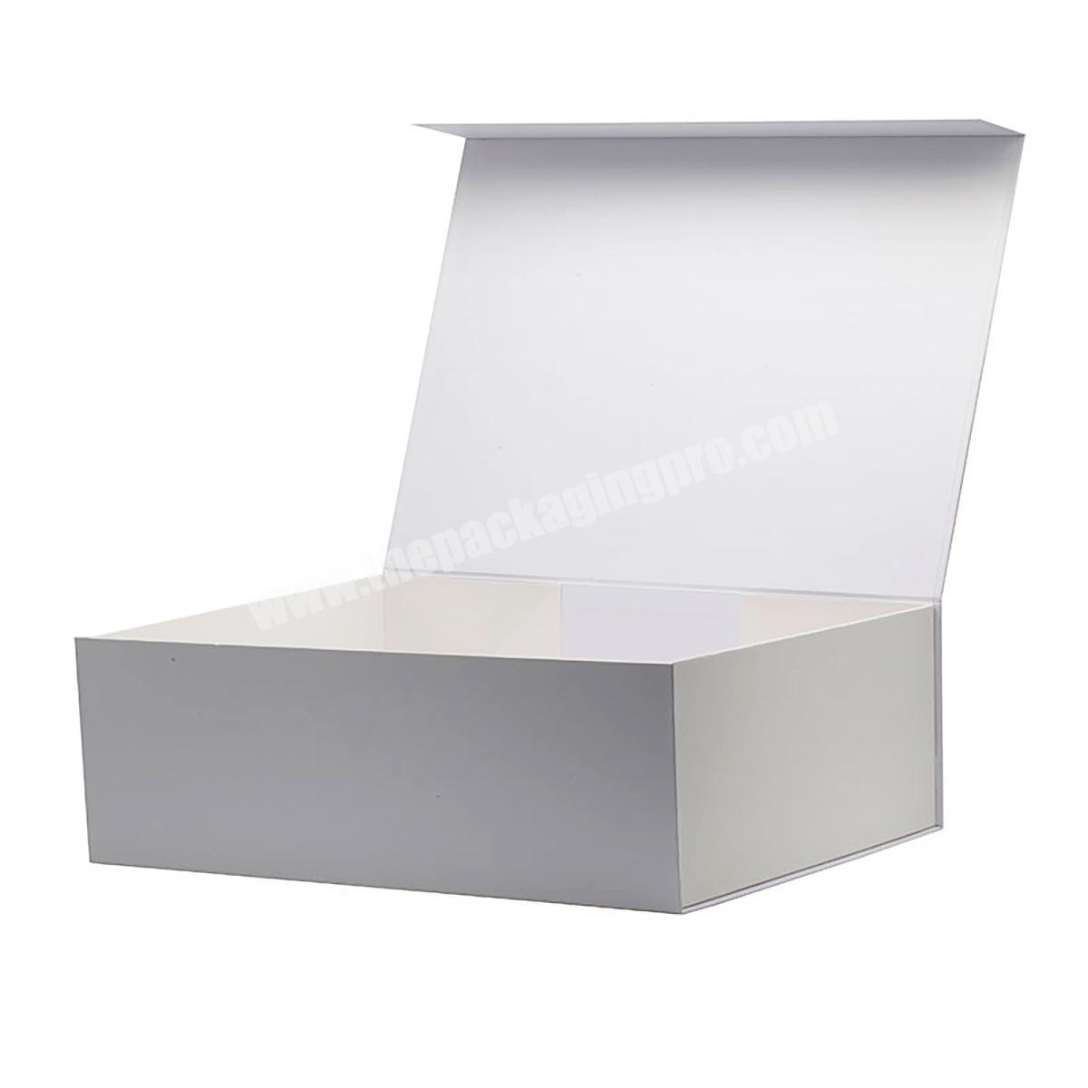 Custom Luxury Recycled Unique Foldable Cardboard Flat Pack Gift Folding Box Packaging