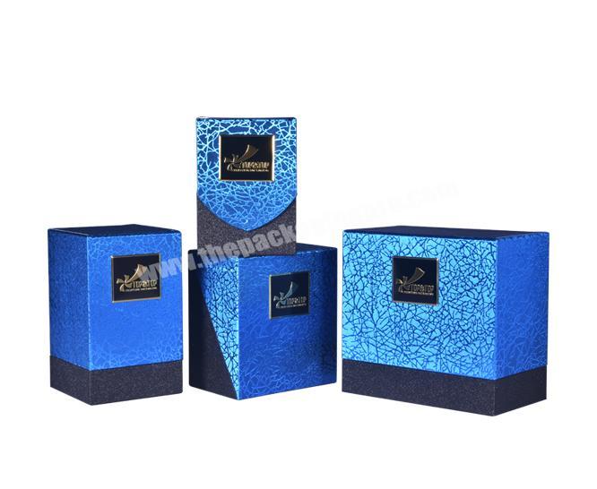 Custom Luxury Rigid Candle Packaging Empty Paper Gift Box Set with Insert