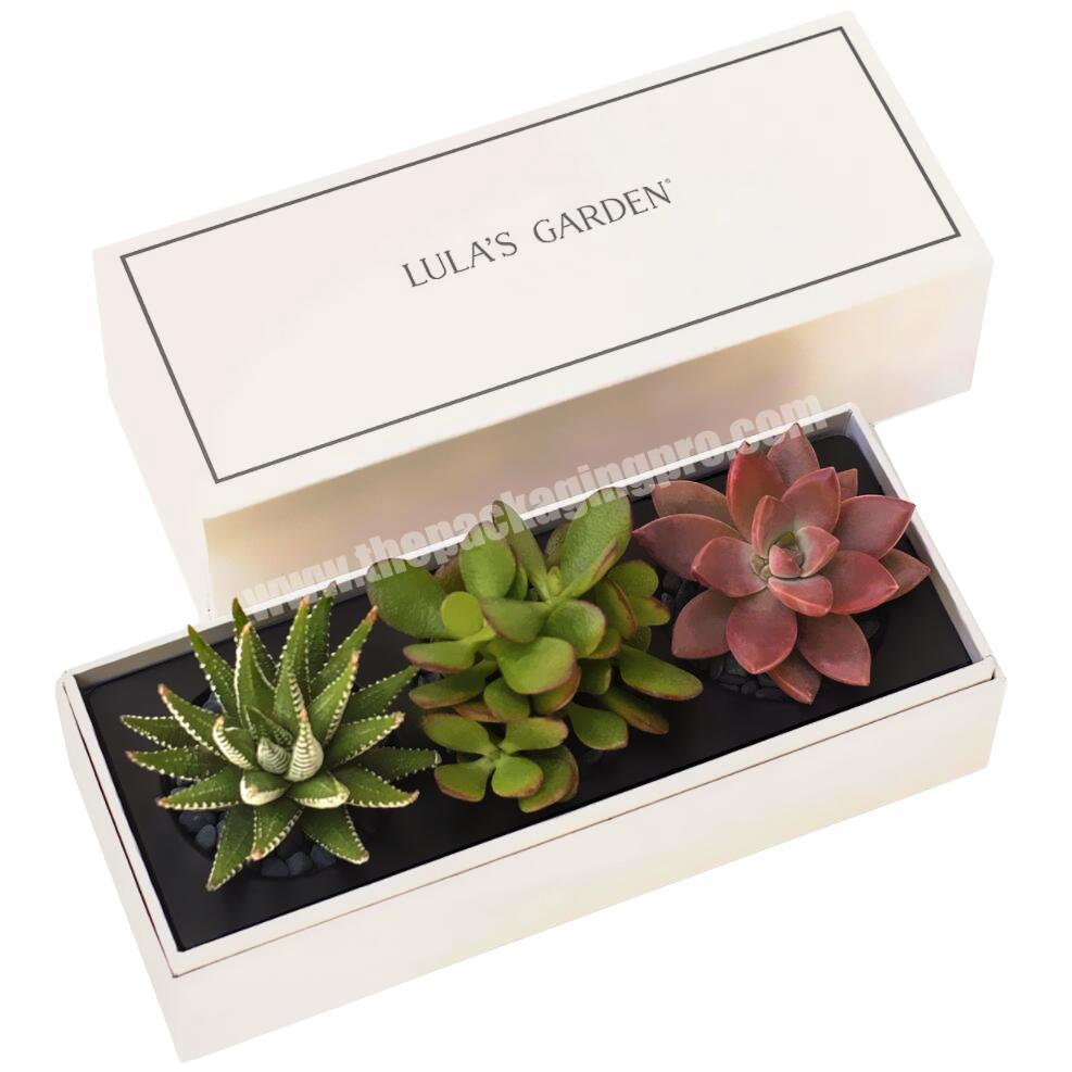 Custom Luxury Succulent Planter Gift Box Succulent Packaging Box