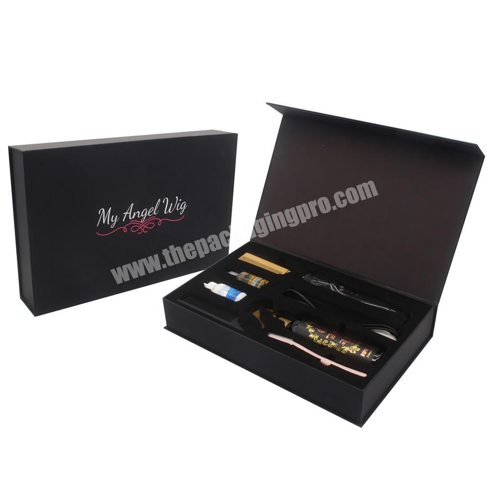 Custom Luxury Wig Hair Care Set Products Packaging Boxes