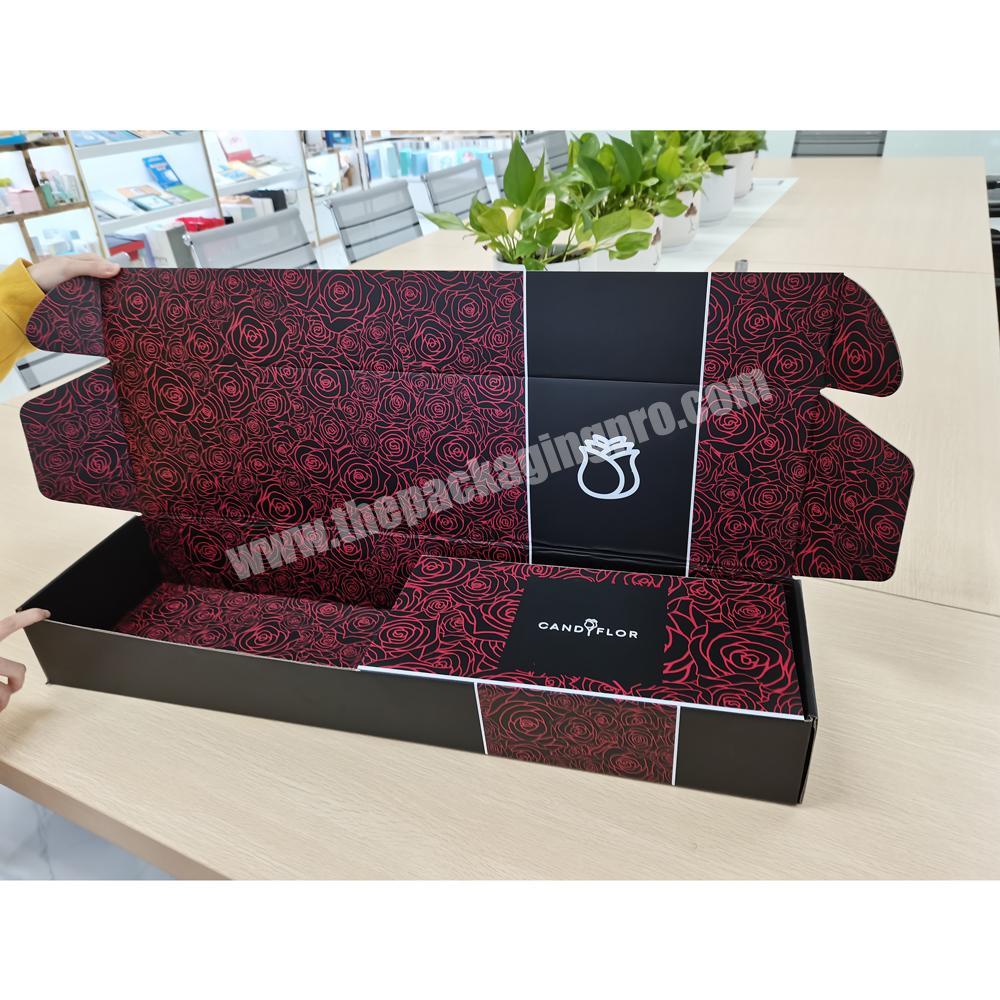 Custom Luxury cajas para flores floral Cardboard Paper Rose Box Packaging Flower floral bouquet Gift Packaging Box