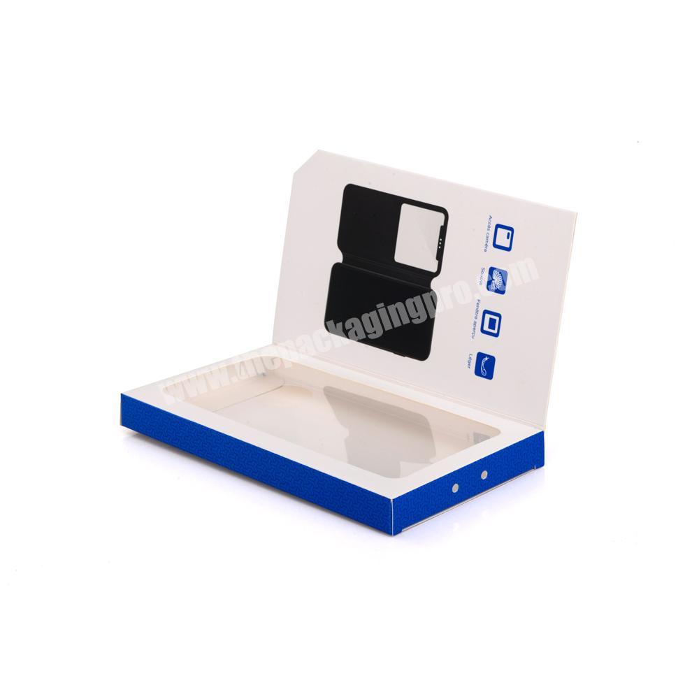 Custom Mobile Phone Case Packaging Box Paper Box With Pvc Window