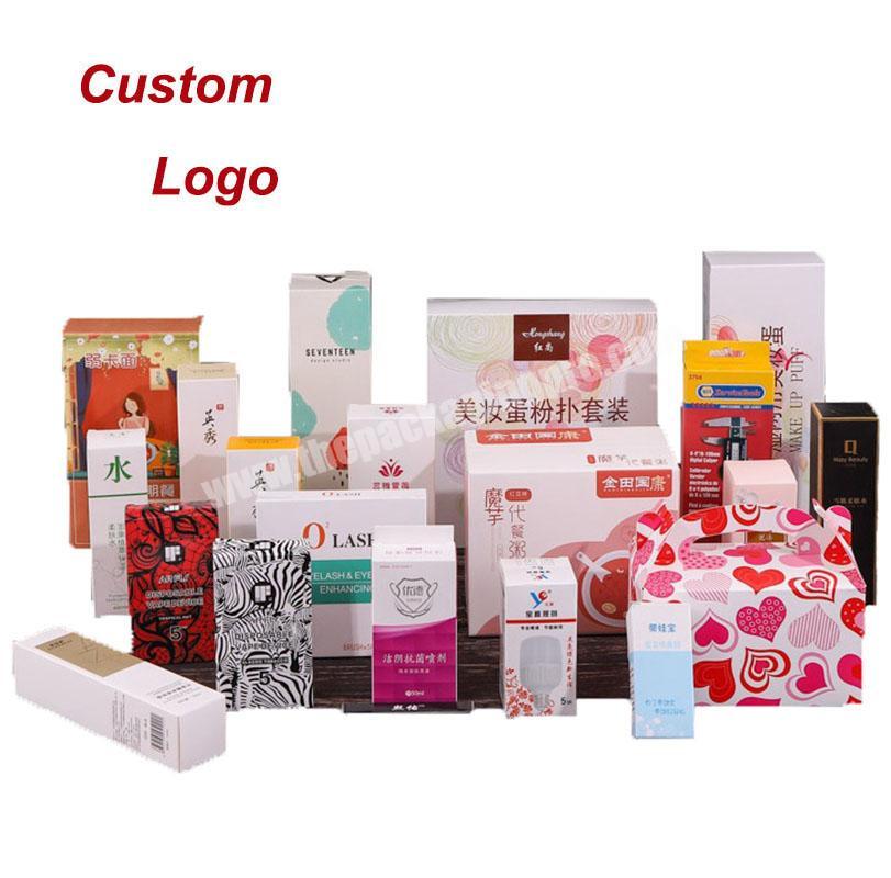 Custom Packing Boxes with Logo Cosmetics Color Kraft Paper Food Corrugated Box