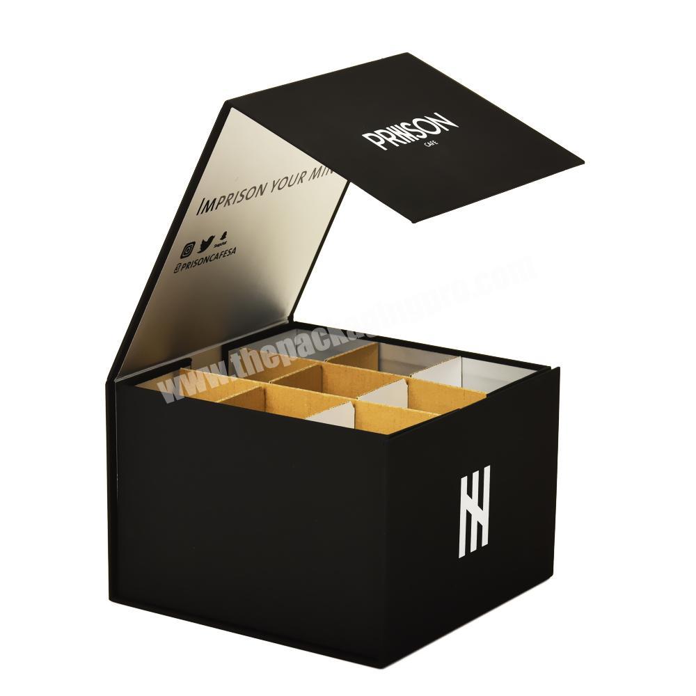 Custom Paper Cardboard Gift sectioned Packaging Boxes With Dividers Cardboard