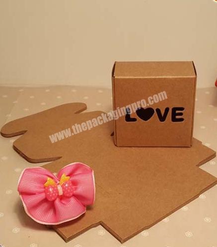 Custom Plain Brown Recycled Cardboard Craft Boxes To Decorate