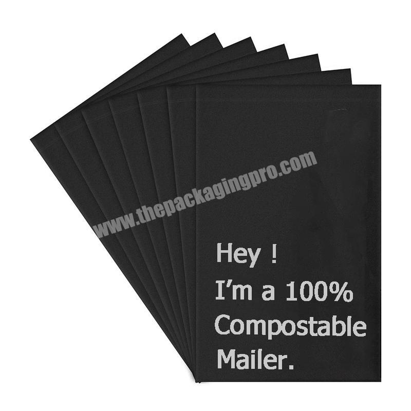Custom Print Compostable Mailing Shipping Envelopes Poly Bags Self Sealed Business Mailer Bag for Clothing Packaging Mailer