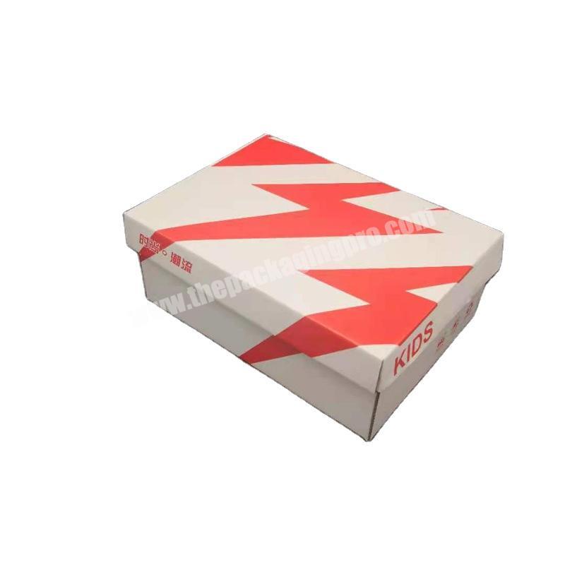 Custom Printed Carton men woman children Packaging Shipping Shoe Box Shoe Boxes With Custom Logo
