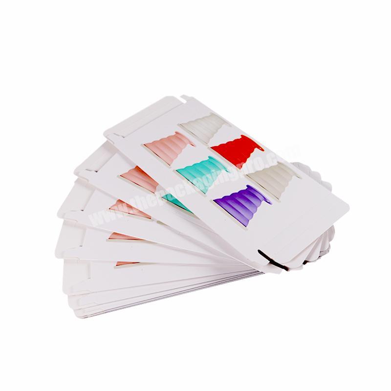 Custom Printed Foldable Colorful Art Paper Packaging Boxes for Cups
