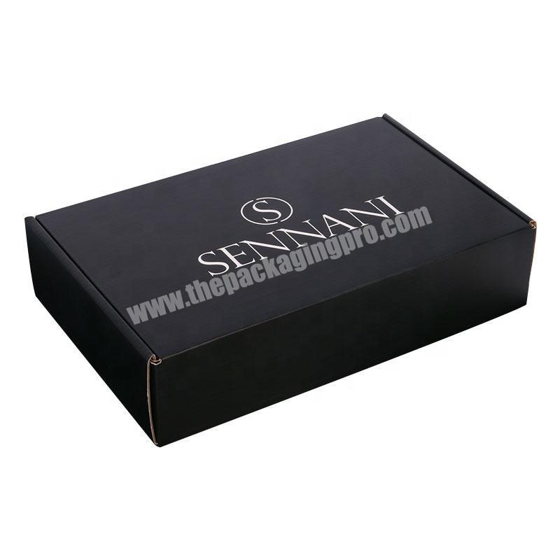 Custom Printed Gift Packaging Post Mail Box Tuck End White Corrugated Cardboard Paper private label mailer box