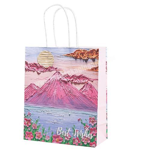 Custom Printed Luxury Packing Gift Paper Kraft Bags For Carrying Nail Polish Oil