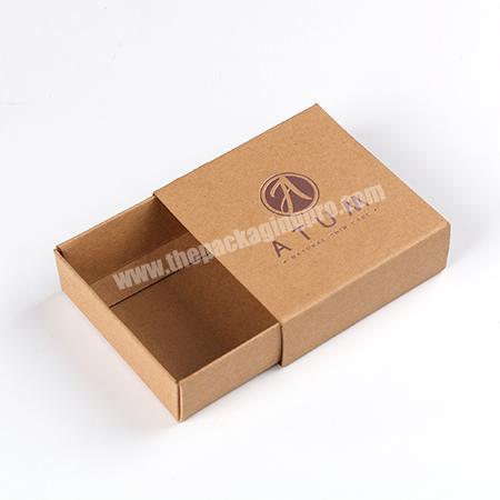 Custom Printed Small Packaging Sliding Soap Kraft paper Drawer Box