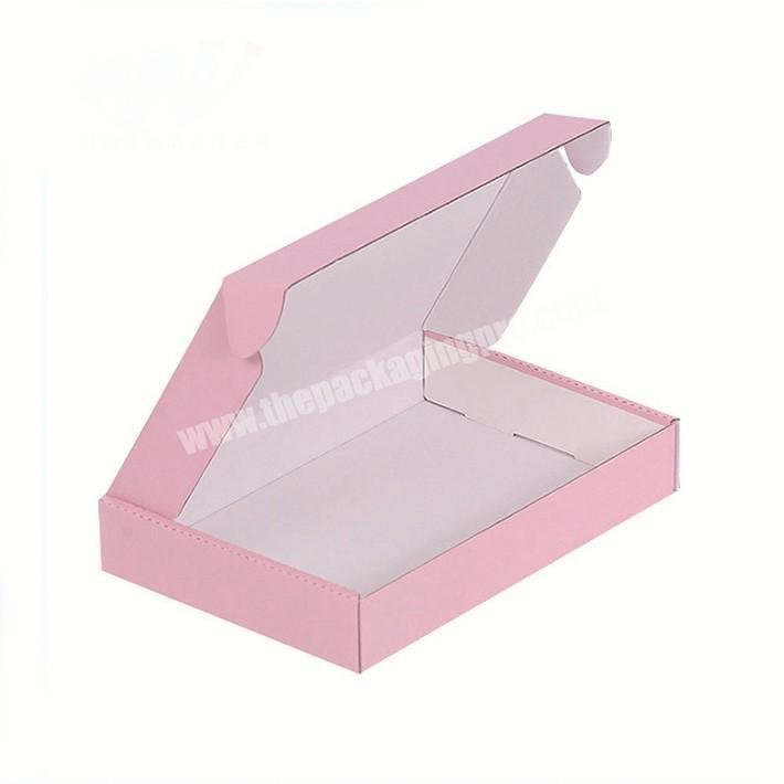 Custom Printing Corrugated Paper E-commerce Box Recycled Colored Gift Clothes Packaging Shipping Mailer Boxes