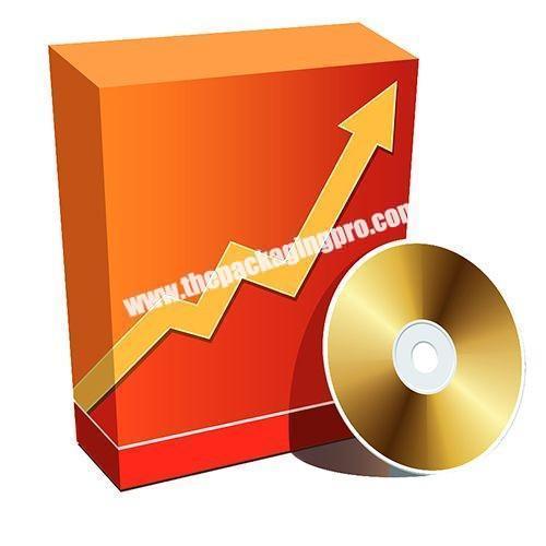 Custom Printing High Quality Paper Storage Packaging Cardboard CD DVD Mobile Software Box