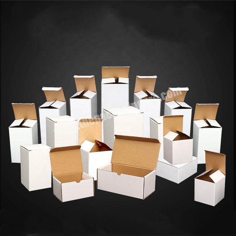Custom Printing Wholesale Square Plain White Box Cardboard Kraft Box