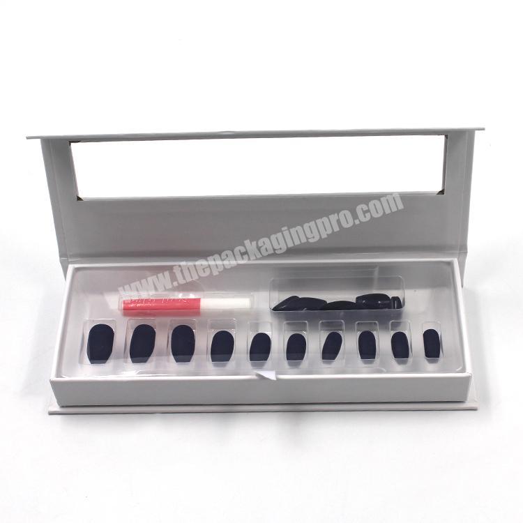 Custom Private Label Medium Press On Nails Packaging Box Gift Paper Box