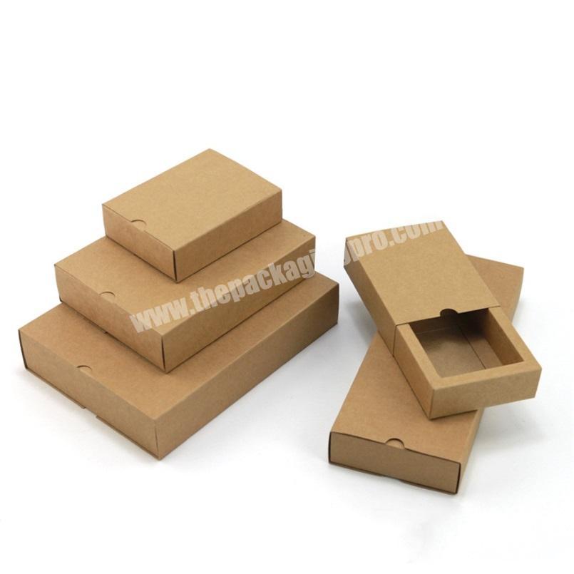 Custom Recyclable Kraft Paper Card Box clothing Gift Phone Case Box Packaging