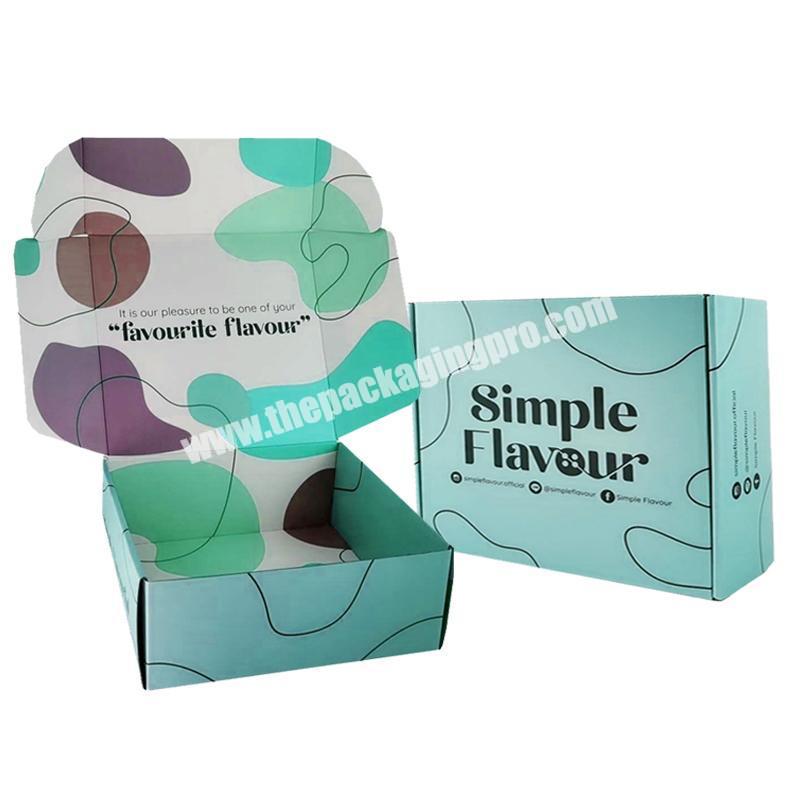 Wholesale Custom Printed Unique Perfume Corrugated Shipping Boxes Custom Logo Cardboard Mailer Box For Skin Care Makeup Products