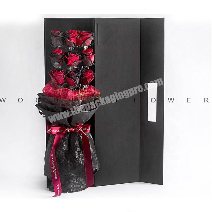 Custom Rigid Rose Box Flower Box Luxury Cardboard Packaging Box
