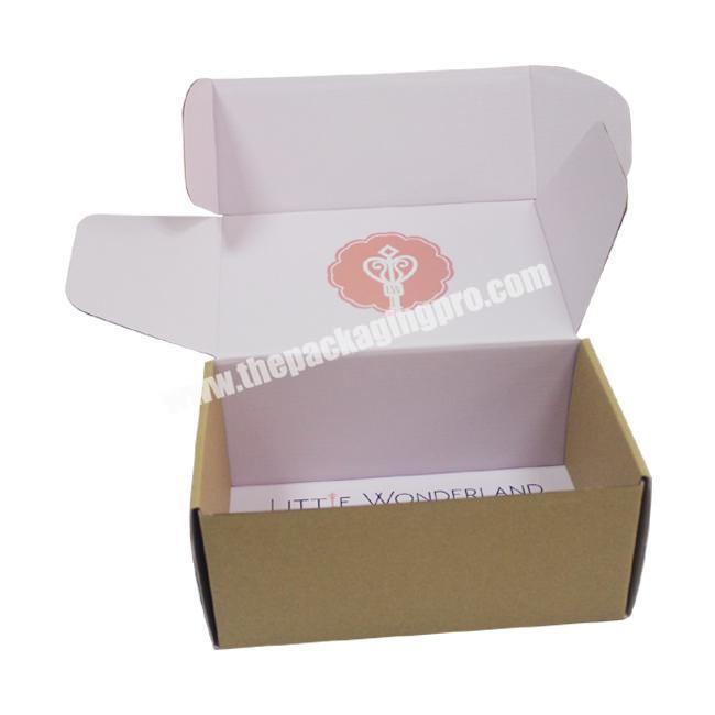 Custom Shipping Box Clothing Low MOQ Available Size Corrugated Paper Box Customized Huaisheng with Drawer 5-7 Days Handmade CMYK