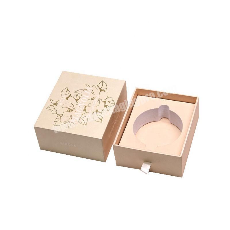 Custom Soap Packaging Box Drawer Gift Box Foil Logo Printing