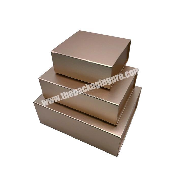 Wholesale Custom Design Folding Rigid Cardboard Magnetic Gift Packaging for Gift for Wig  Paper Box