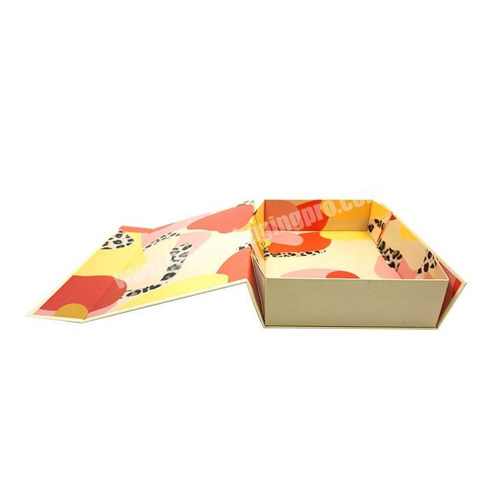 Custom Strong Cardboard Beige Color Gift Paper Folding Boxes for Shoe