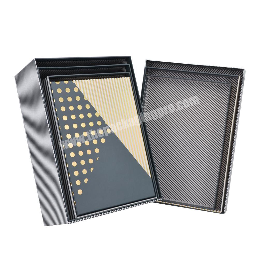 Custom T shirt clothing shoes packaging Box luxury Foldable Folding Lid and Base Gift Box